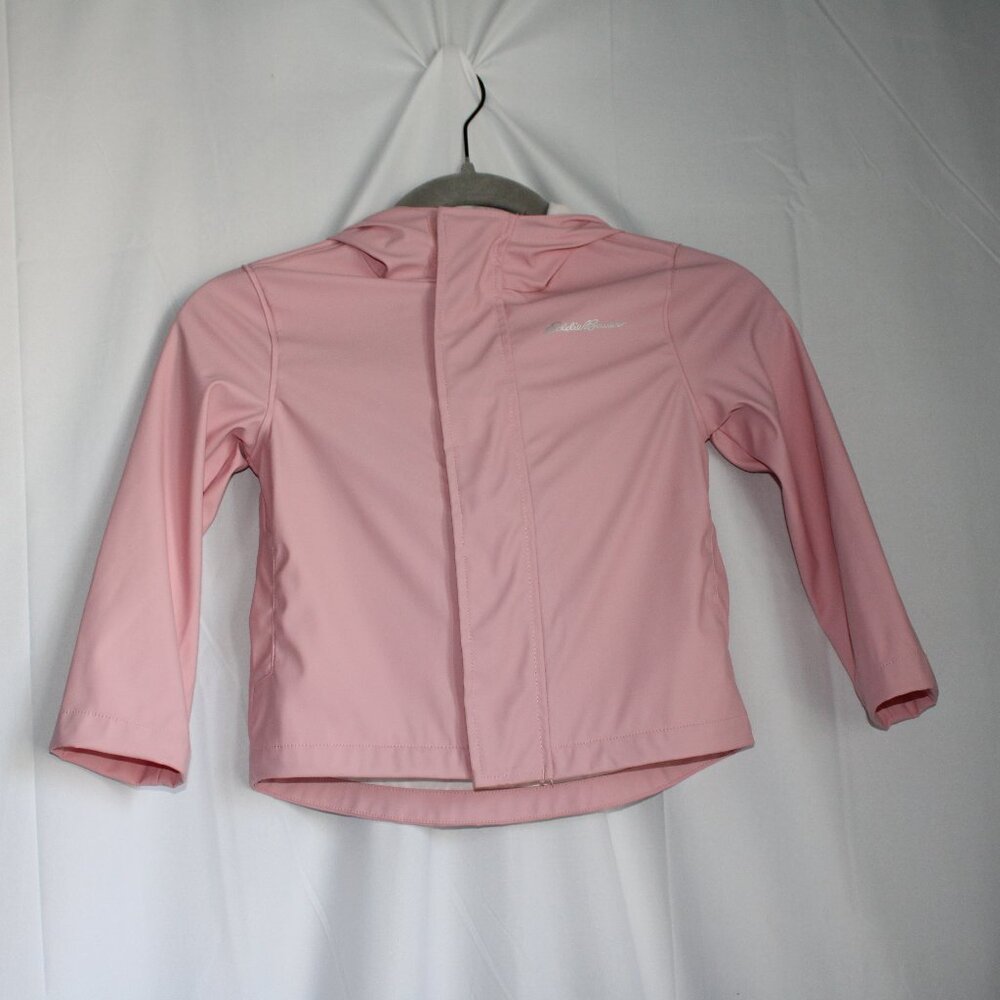Eddie Bauer Kids' Rock Skipper Rain Slicker Jacket Size XXS 4 in Blossom